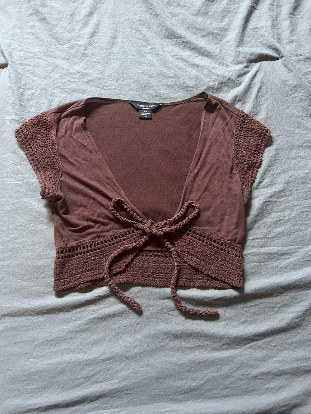 Guess Jeans Brown Top